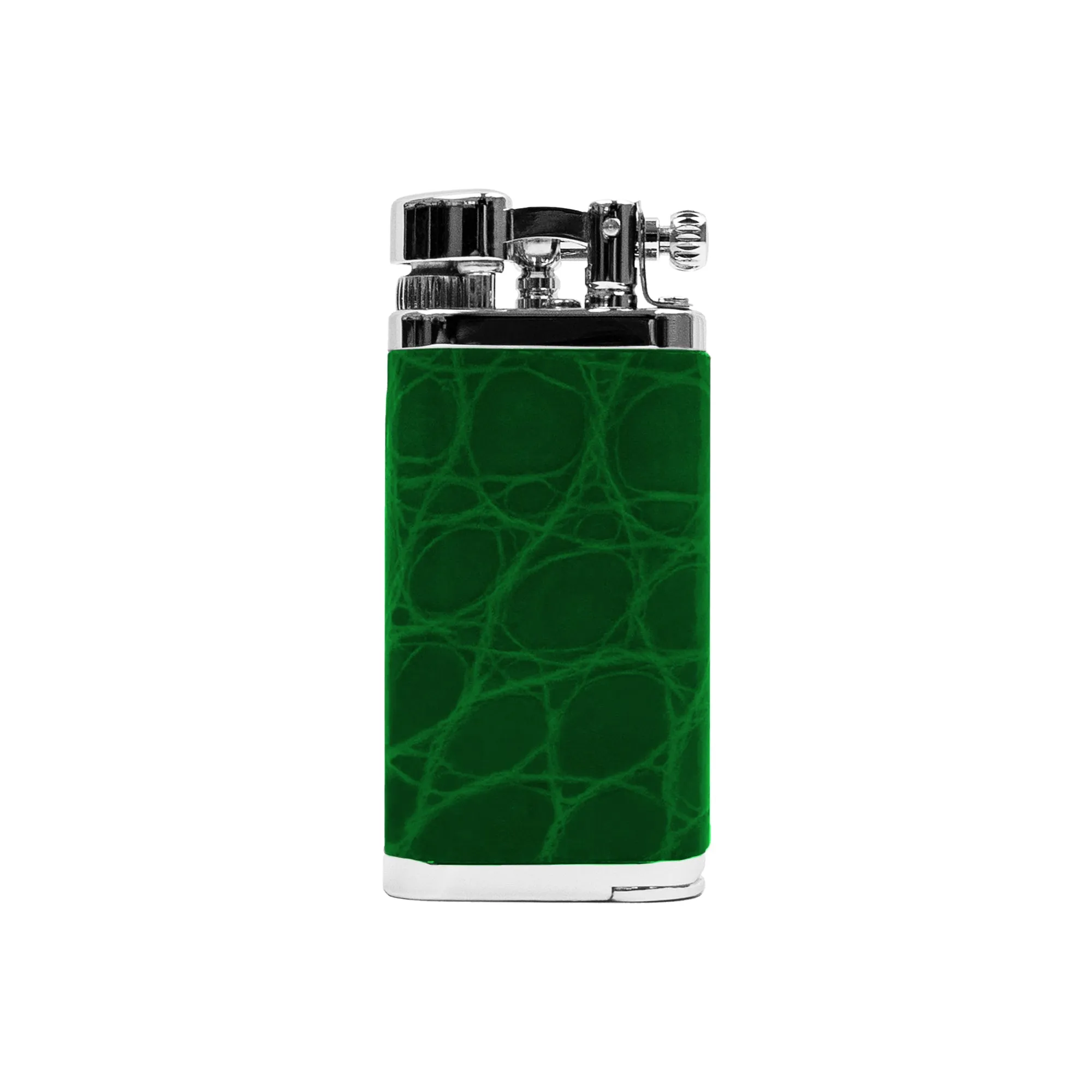 Green Alligator Vintage Lighter