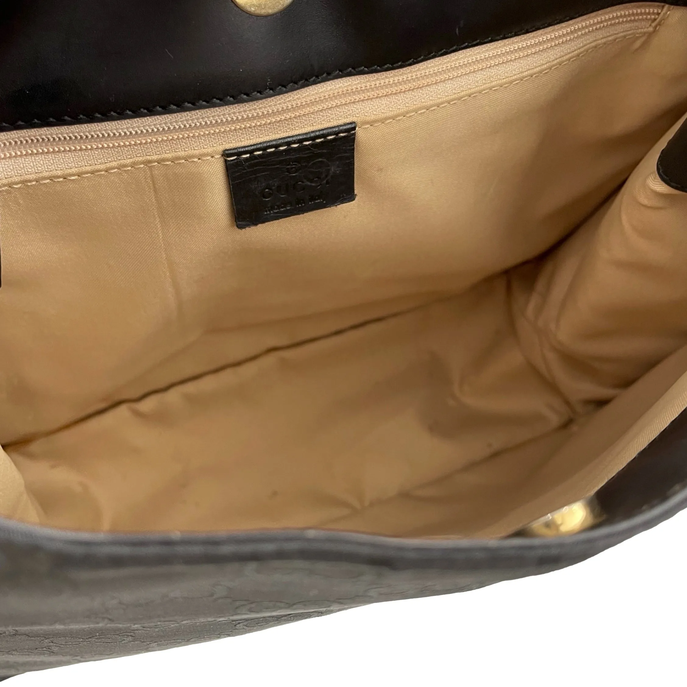 Gucci Black Logo Shoulder Bag