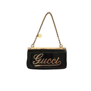 Gucci Black Rhinestone Mini Bag
