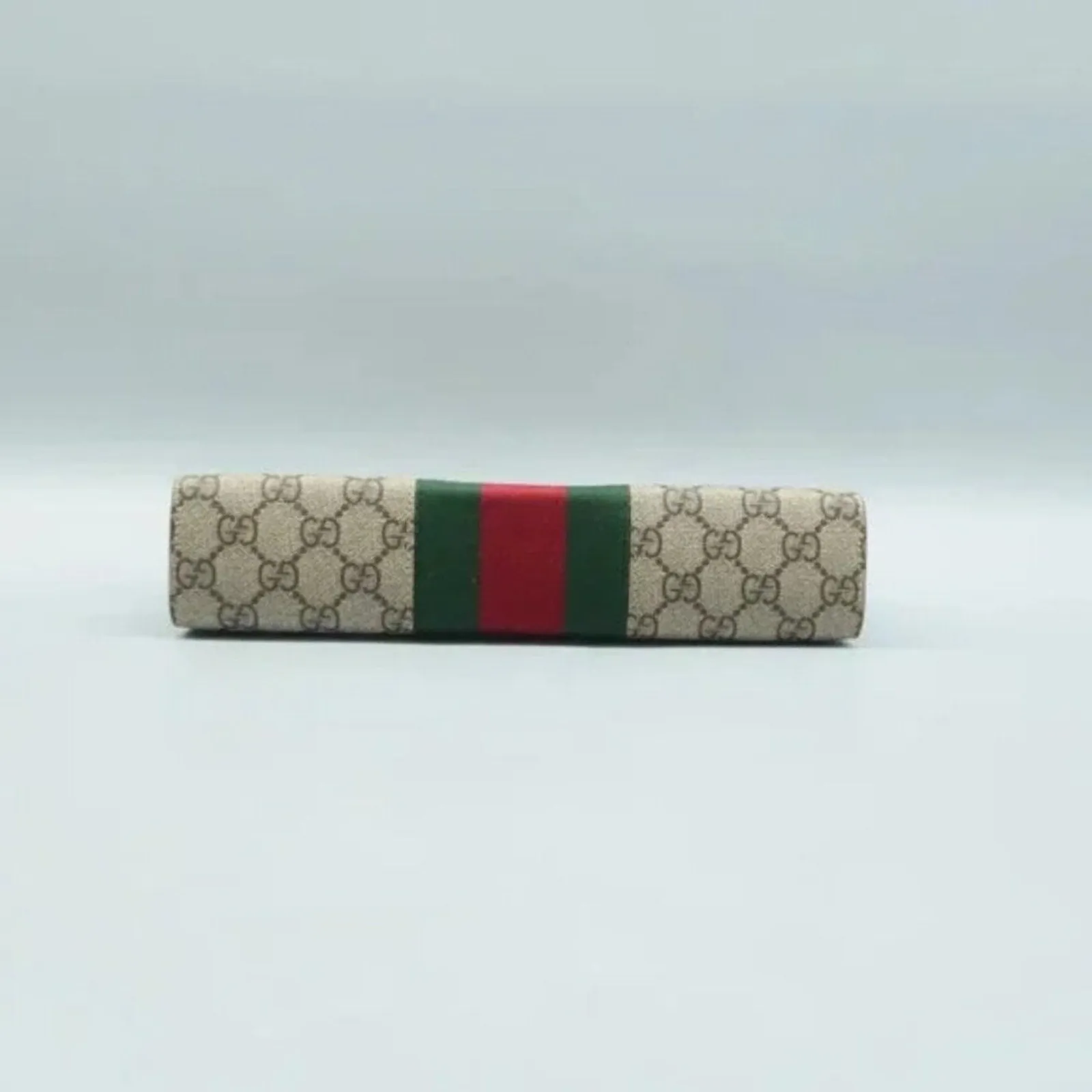 GUCCI Brown GG Canvas Clutch Bag