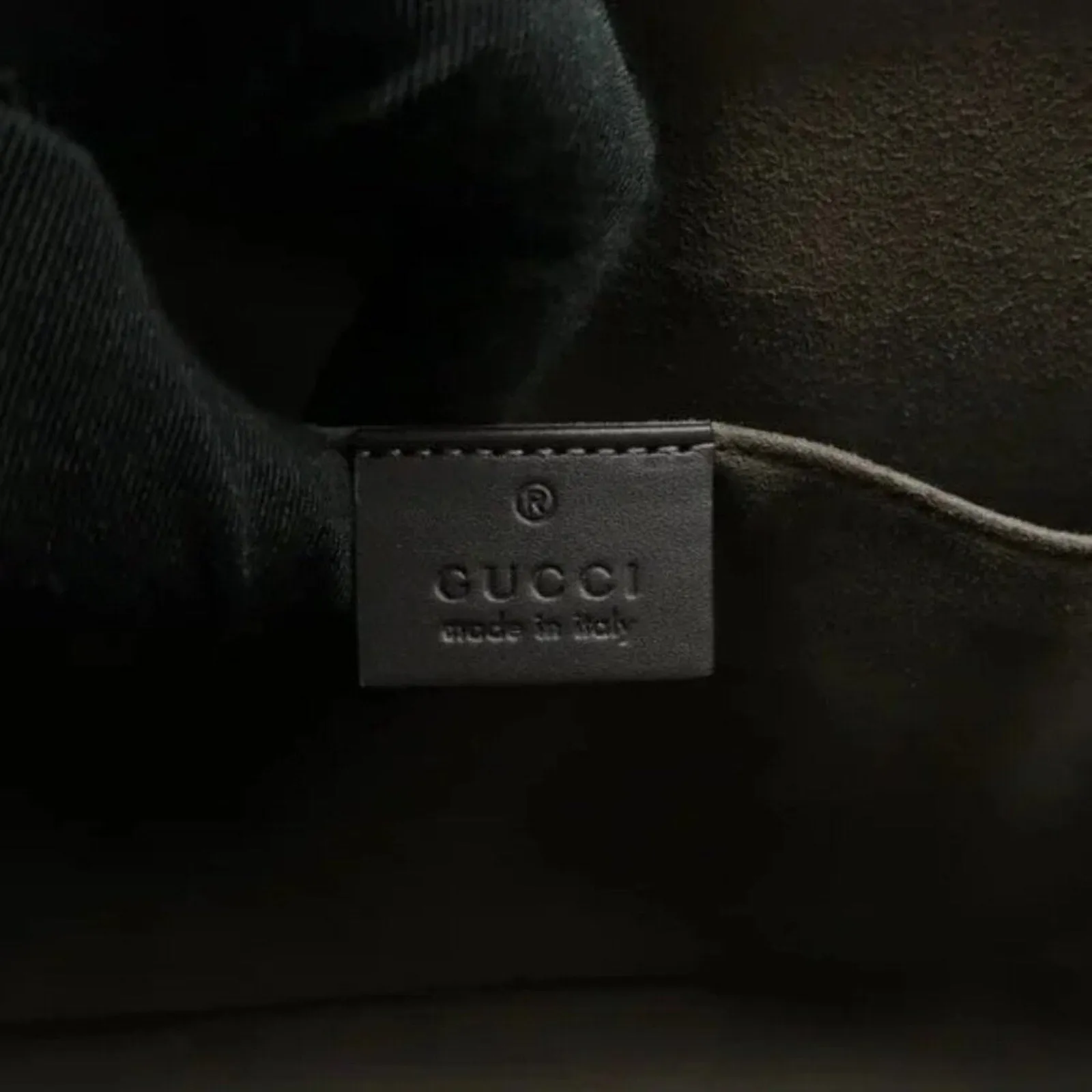 GUCCI Brown GG Canvas Clutch Bag