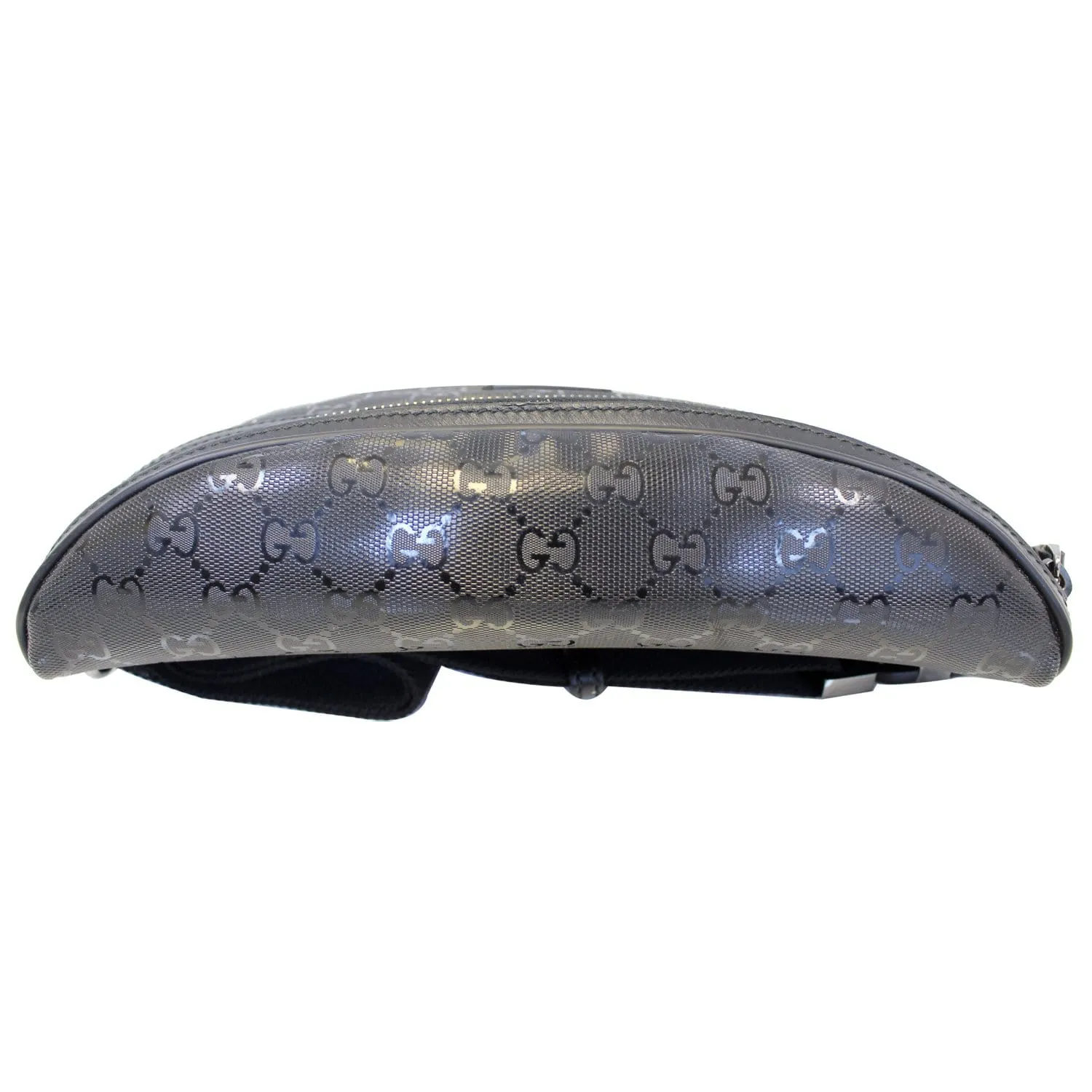 GUCCI GG Imprime Monogram Waist Bum Bag Black 233269
