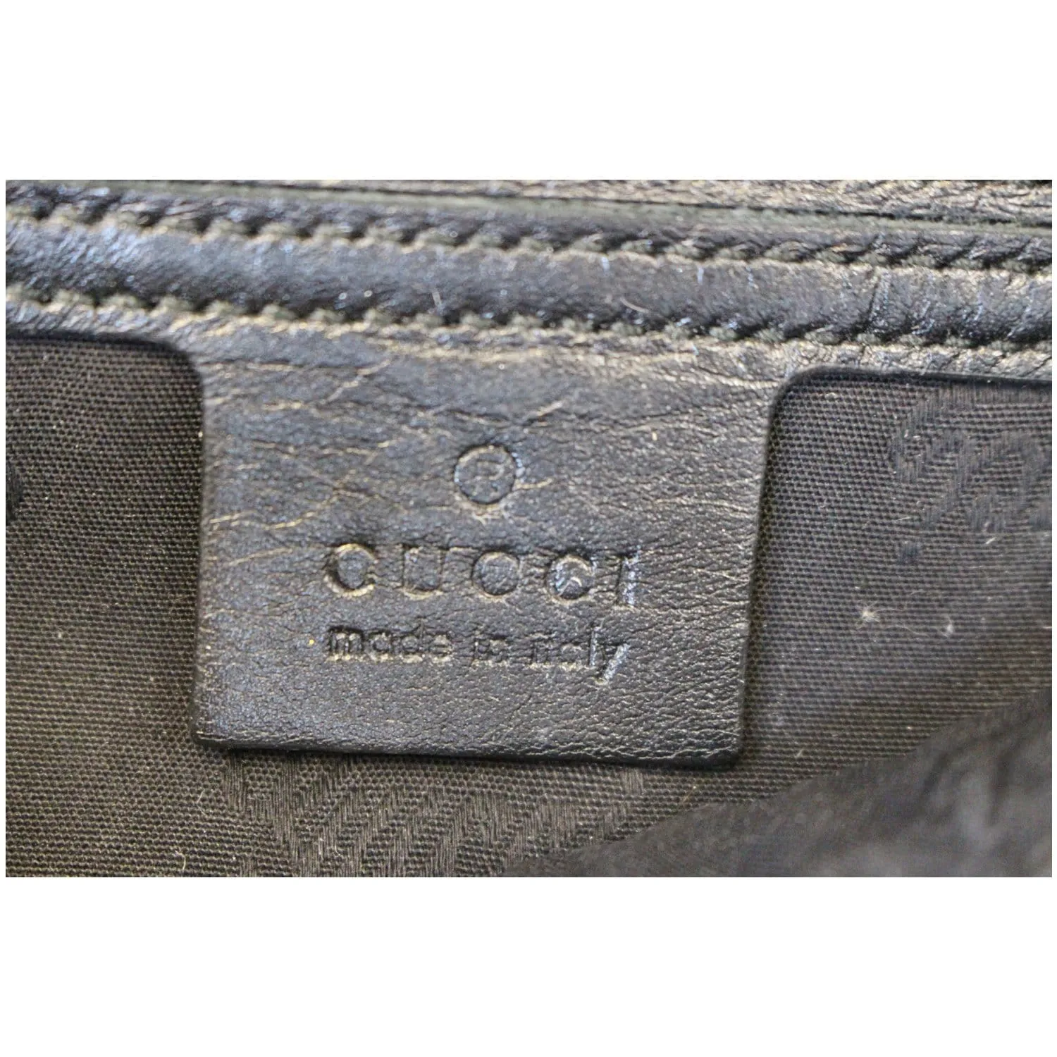 GUCCI GG Imprime Monogram Waist Bum Bag Black 233269