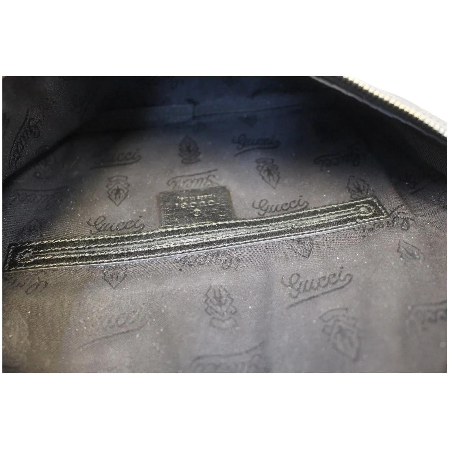 GUCCI GG Imprime Monogram Waist Bum Bag Black 233269