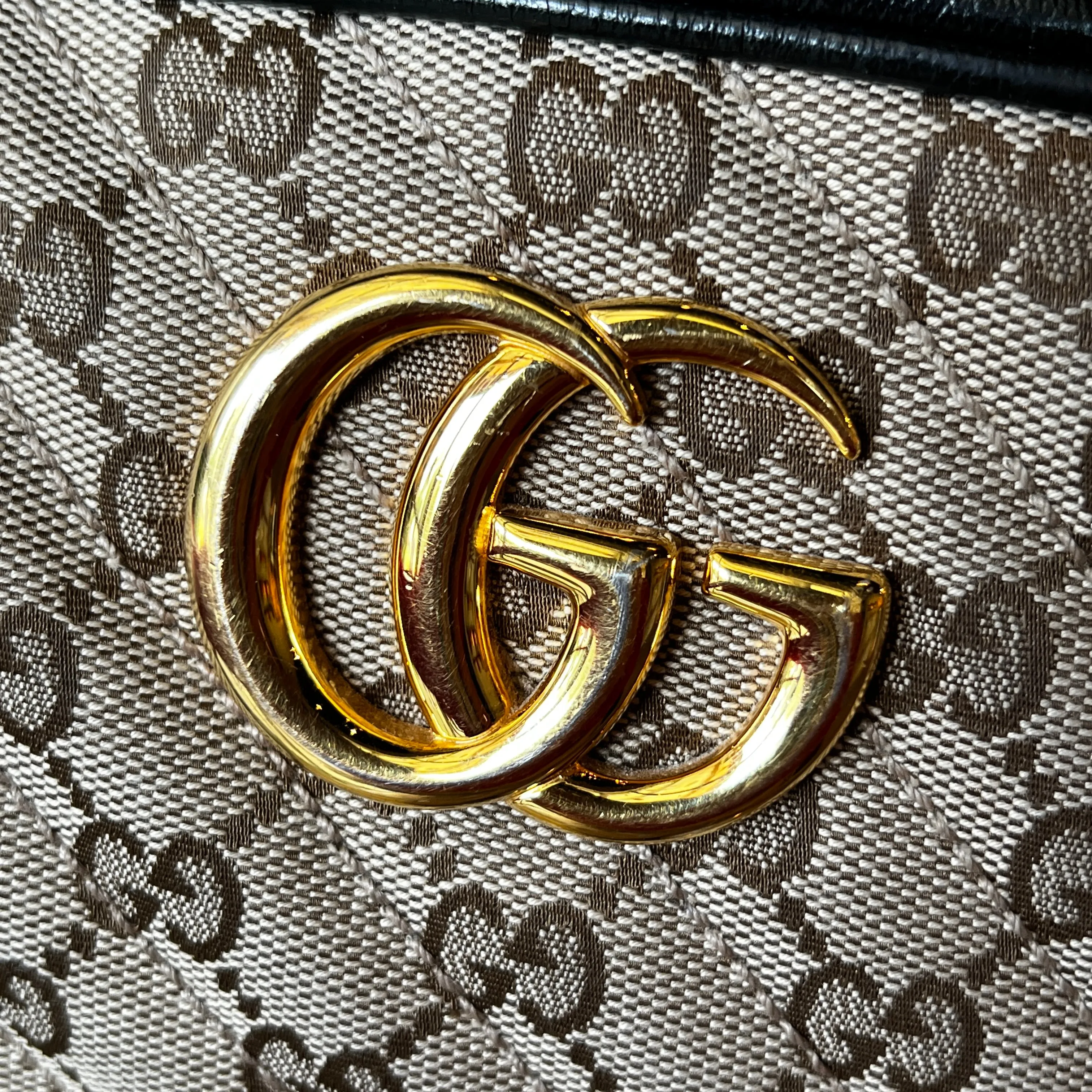 Gucci GG Marmont Diagonal Quilted Small Shoulder Bag