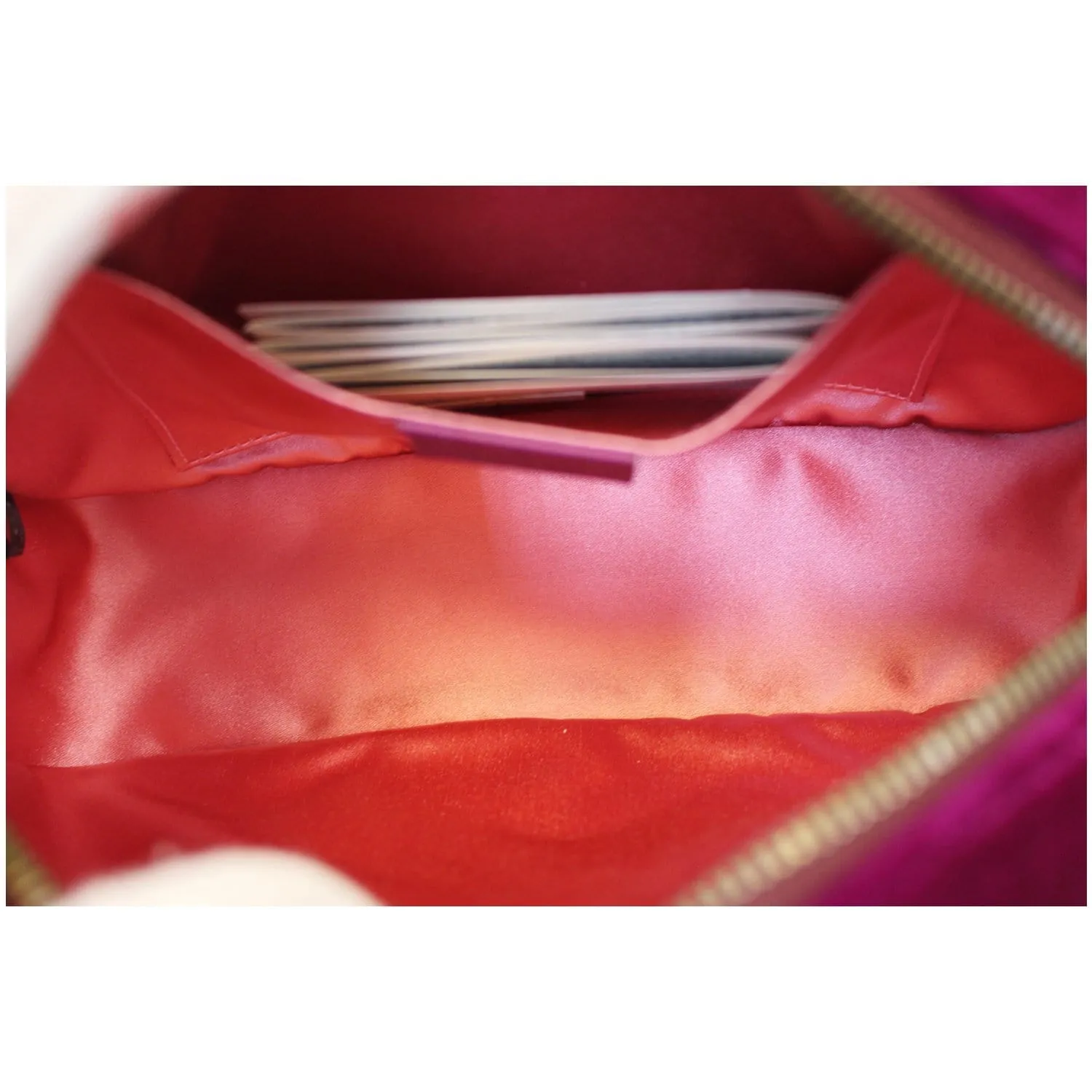 GUCCI GG Marmont Velvet Small Crossbody Bag Plum
