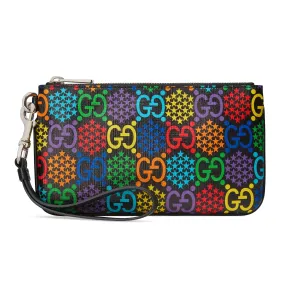 Gucci GG Psychedelic Wristlet Zip Pouch
