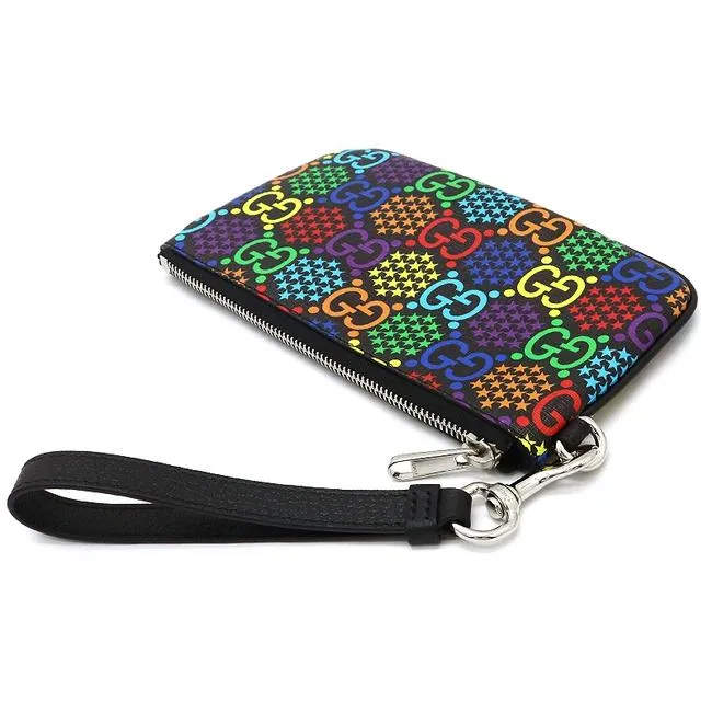 Gucci GG Psychedelic Wristlet Zip Pouch