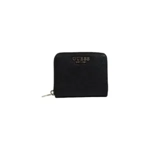 Guess Women's Black Wallet with Zip