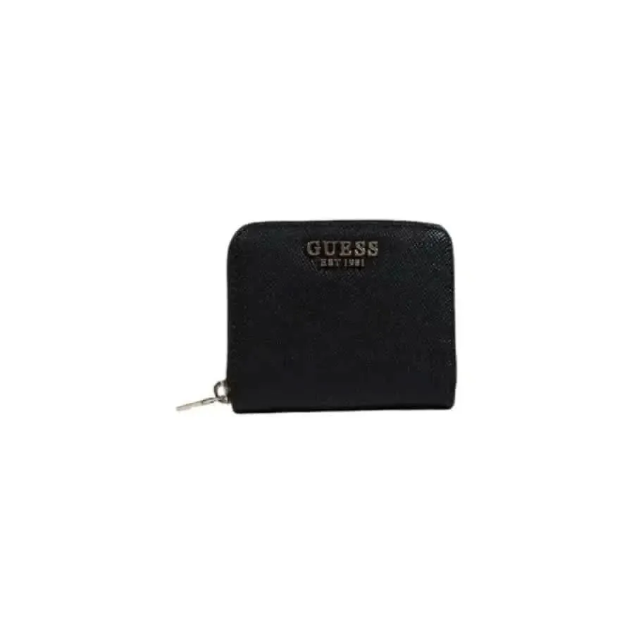 Guess Women's Black Wallet with Zip