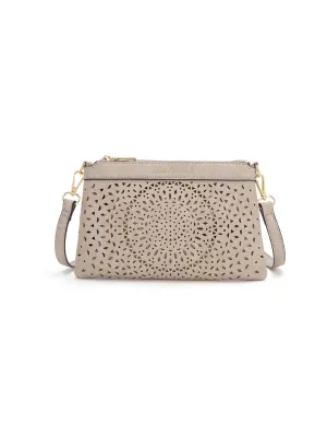 GYPSY SMALL VEGAN  XBODY BAG-XB-2342-TAUPE
