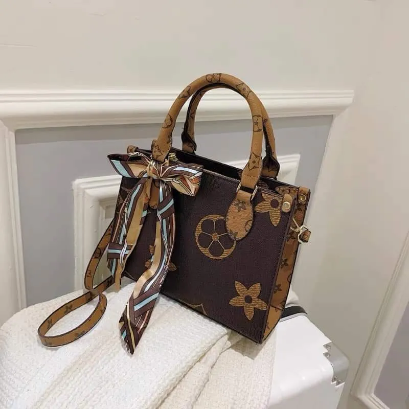 Hand Bag w/ Scarf
