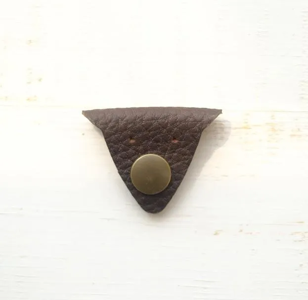 Handmade Leather Cute Cord Organizer Earbud Case Personalized Monogrammed Gift Custom Wallet Women Cord Taco