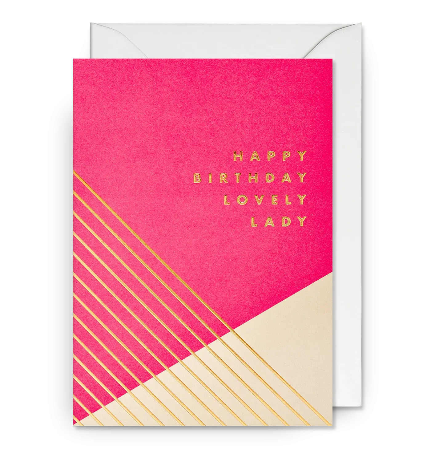 Happy Birthday Lovely Lady Geometric