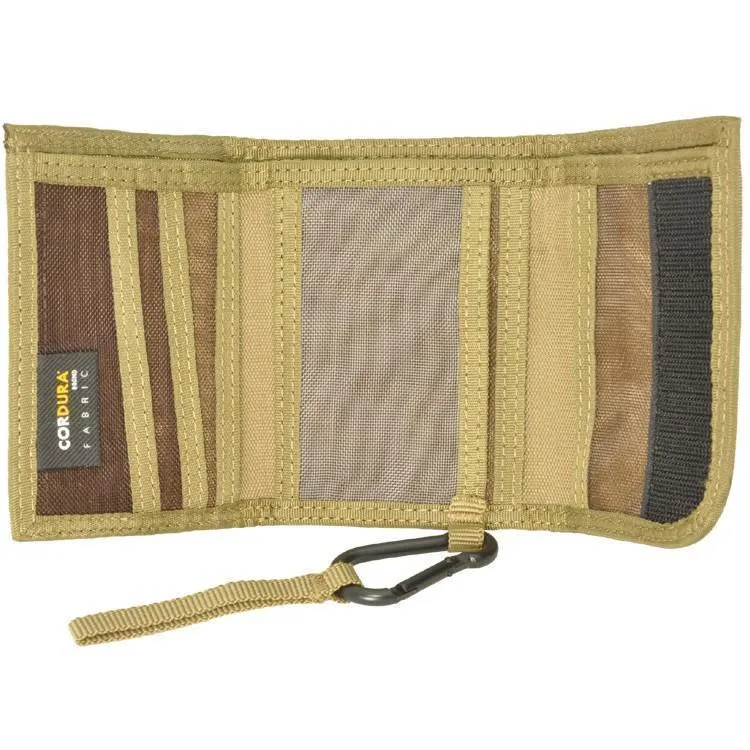 Hazard 4 Mil-Wafer slim tri-fold wallet Coyote