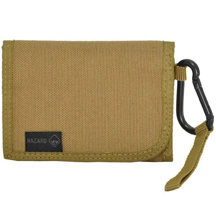 Hazard 4 Mil-Wafer slim tri-fold wallet Coyote