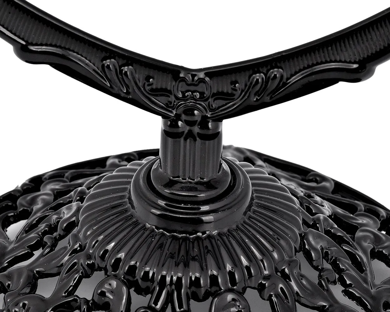 Heart Shaped Jewelry Organizer Earring Holder - Black