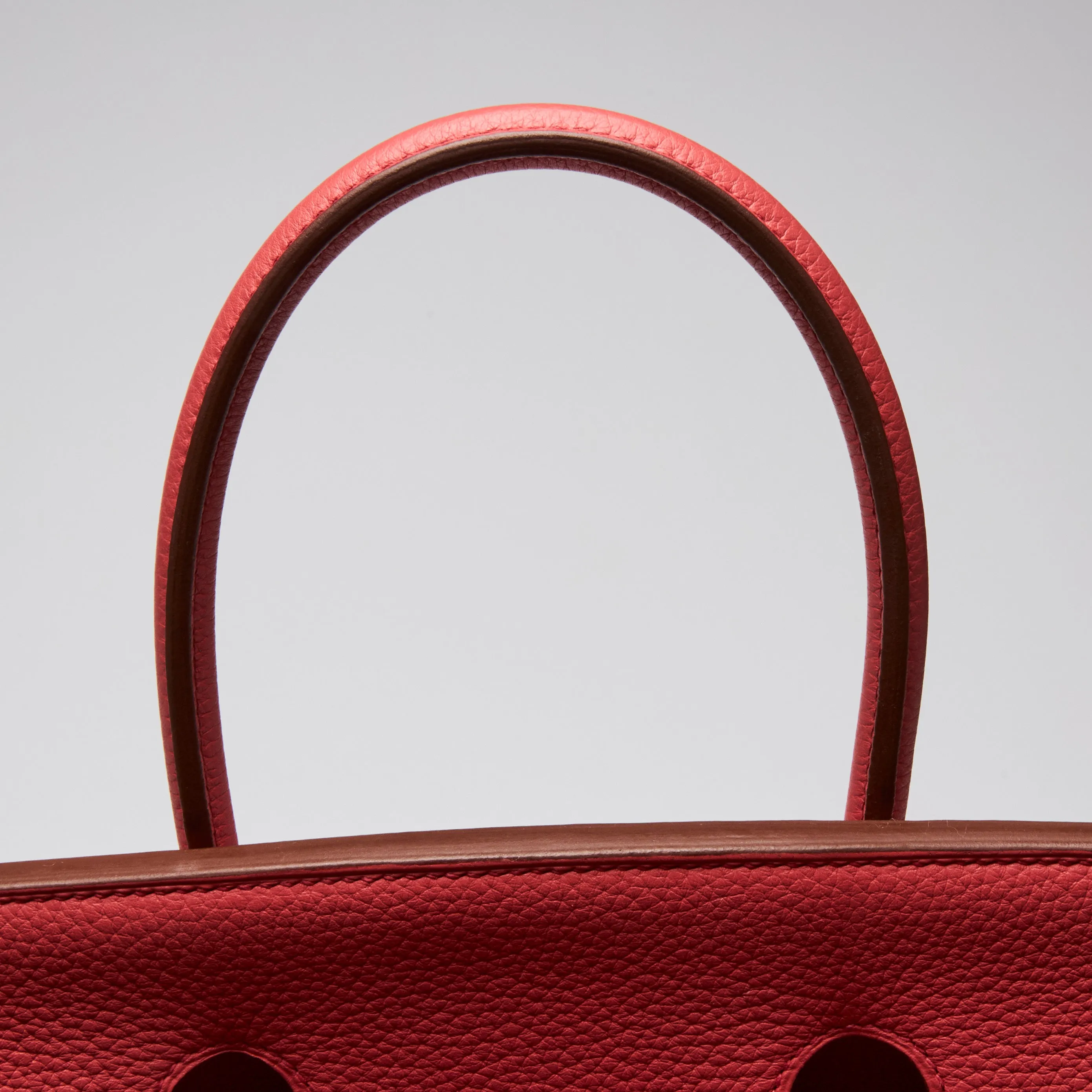 Hermes Bougainvillea Togo Leather Birkin 35 Bag