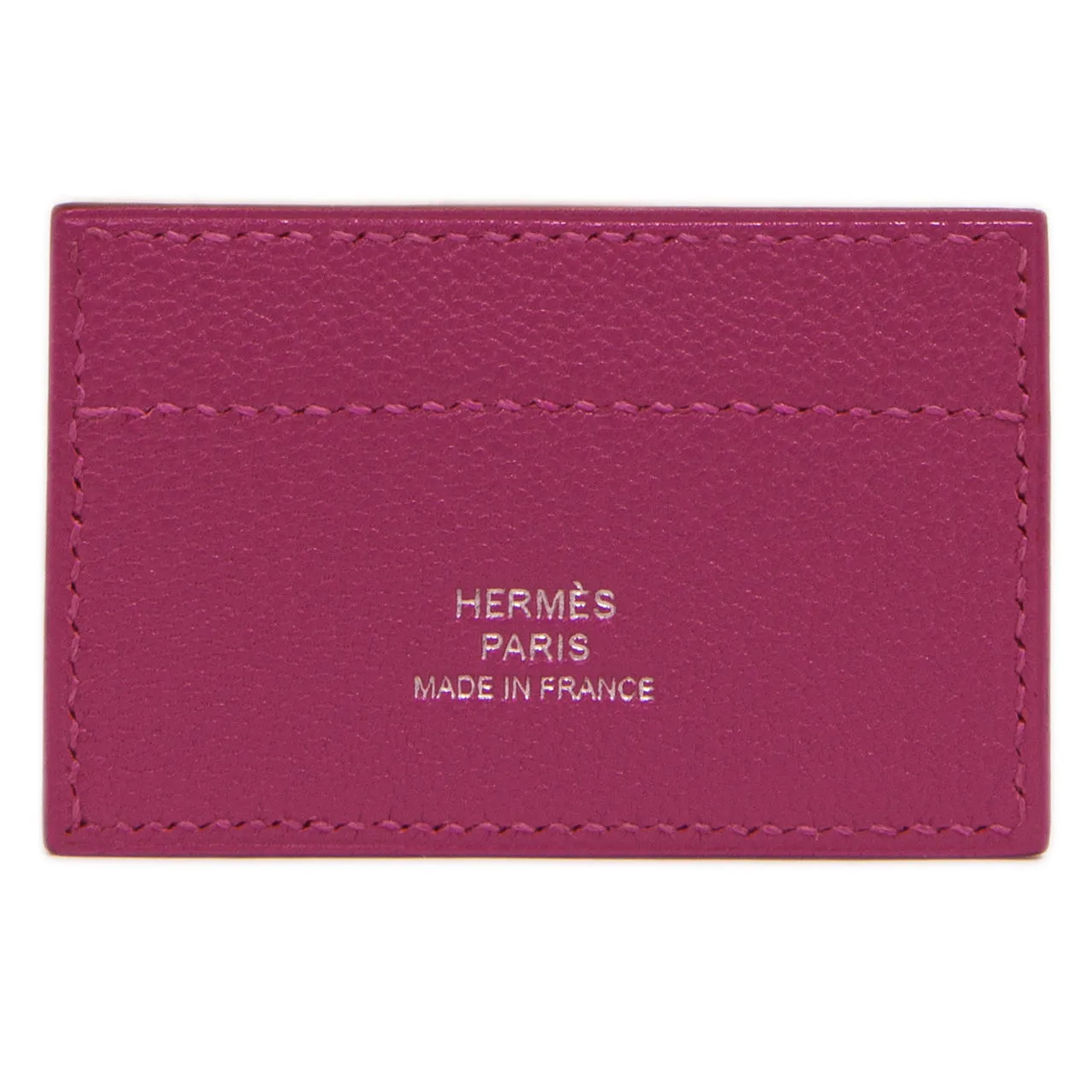 Hermes Magnolia Chevre Mysore Cinhetic Mini Wallet