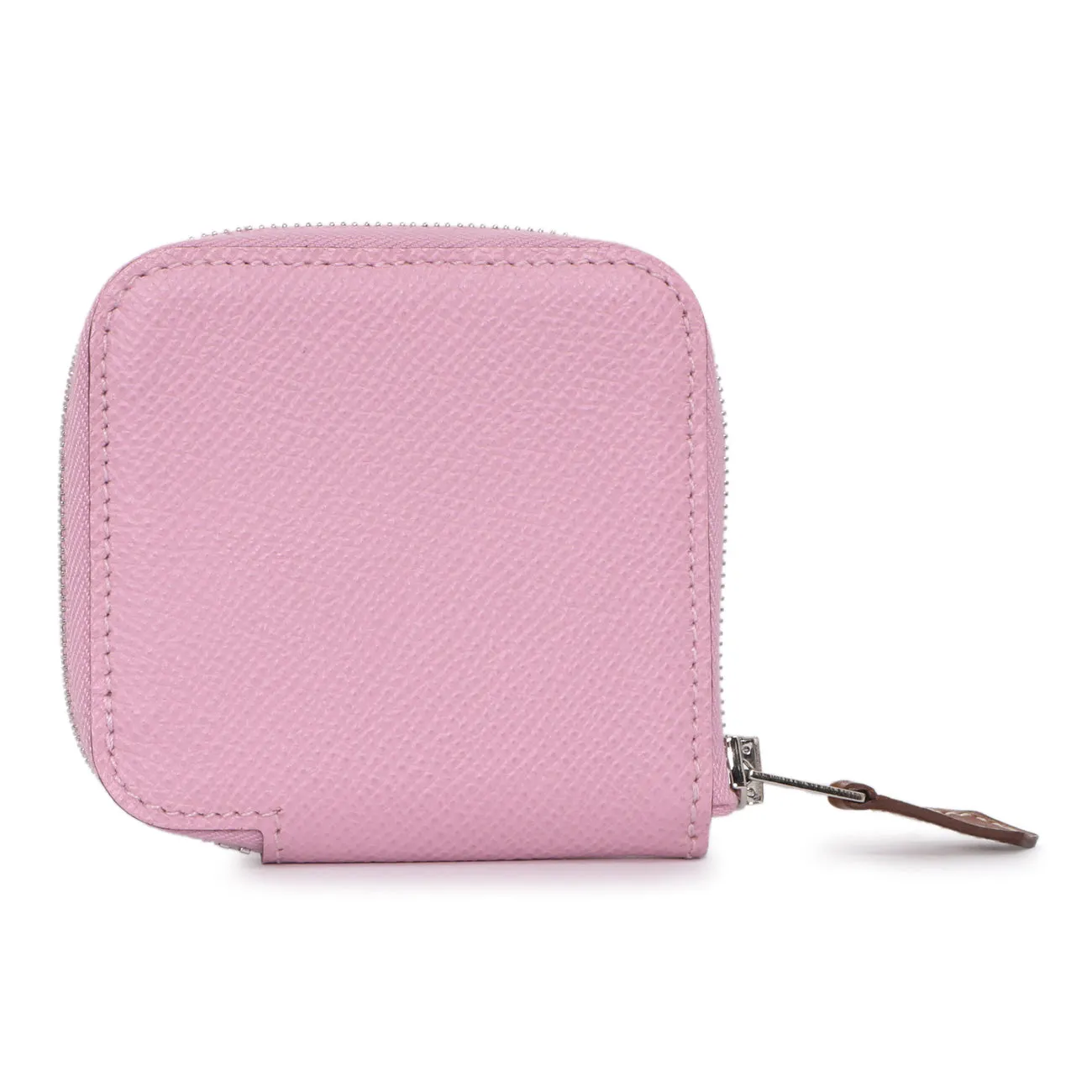 Hermes Mauve Sylvestre Epsom Silk'in Change Purse