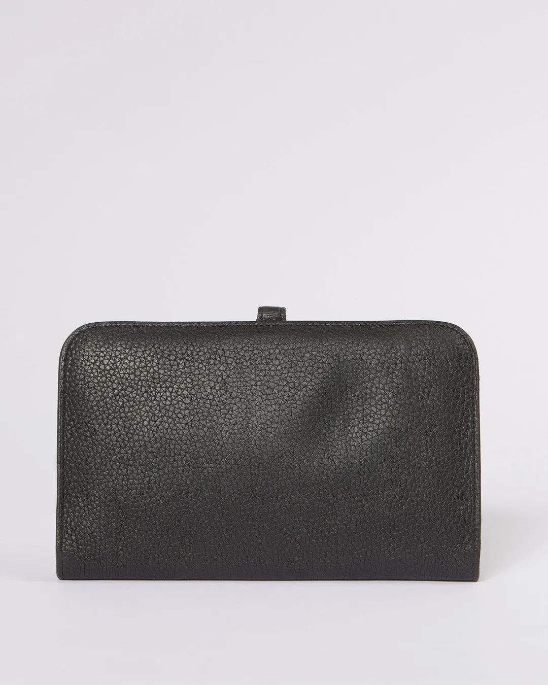 Hermès Black Clemence Dogon Duo Wallet