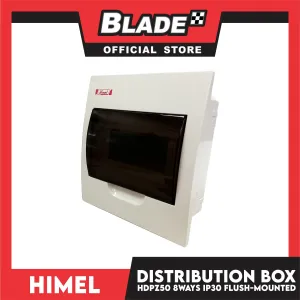 Himel Distribution Box HDPZ50P 8 ways IP30 Flush Mounted