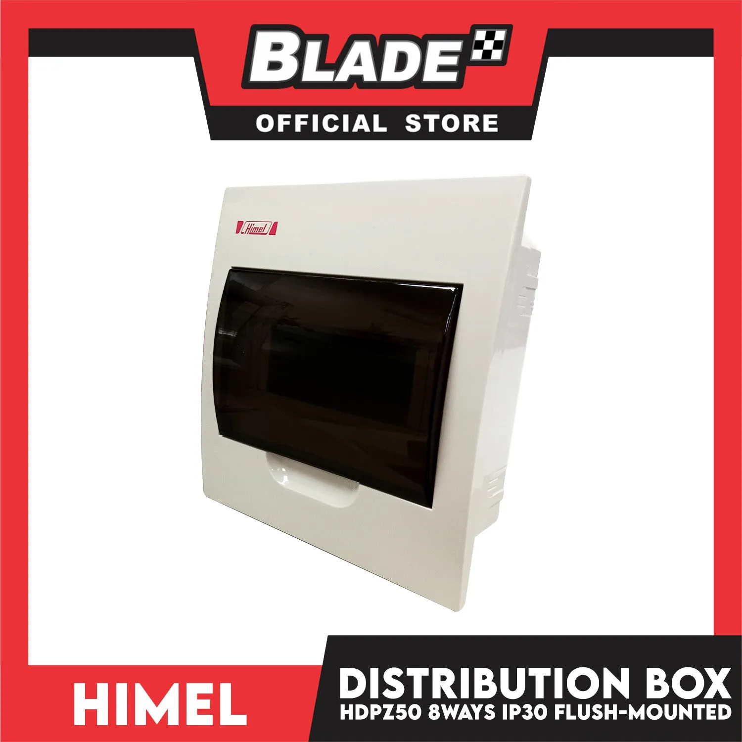 Himel Distribution Box HDPZ50P 8 ways IP30 Flush Mounted