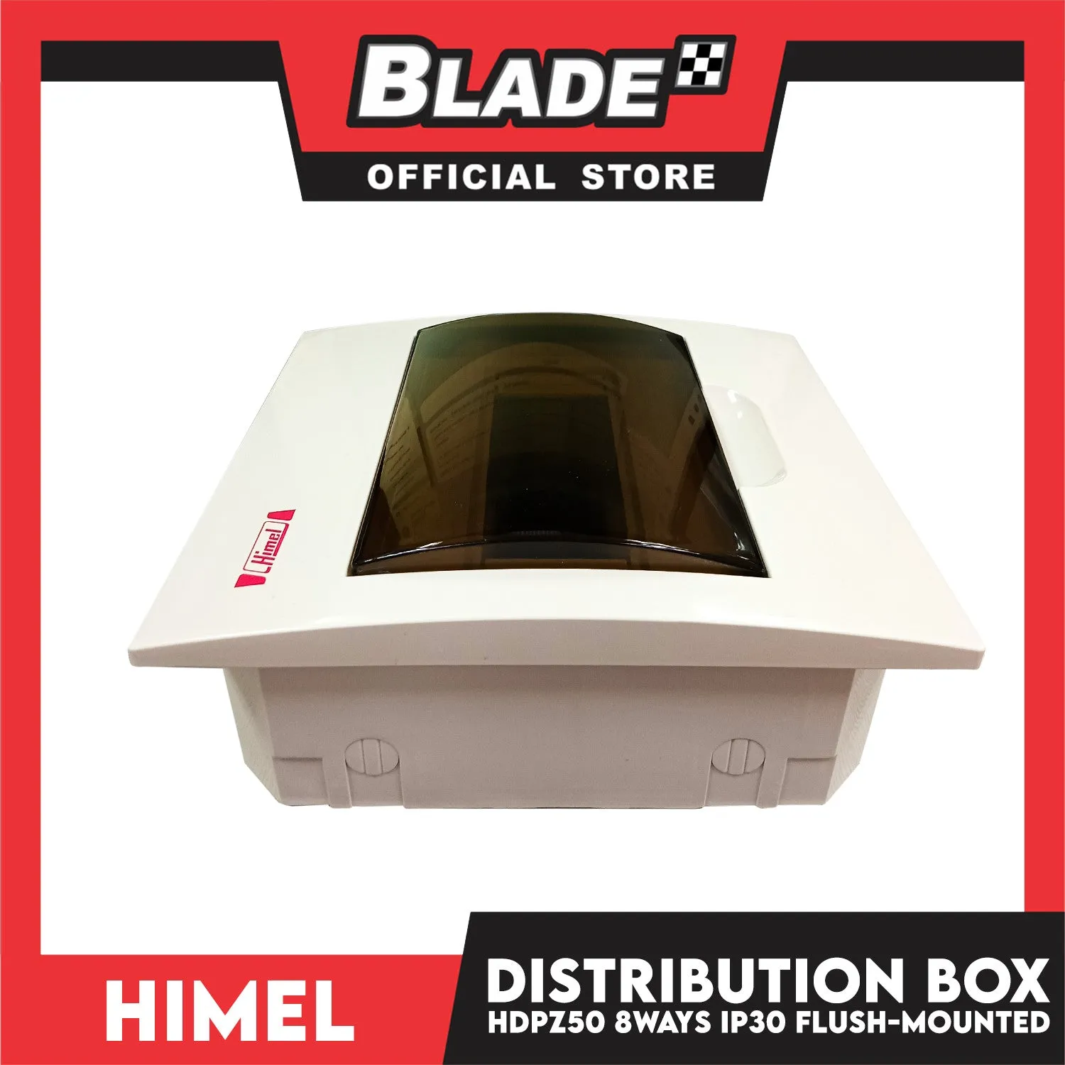 Himel Distribution Box HDPZ50P 8 ways IP30 Flush Mounted