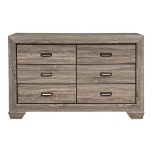 Homelegance Beechnut 6 Drawer Dresser in Natural 1904-5