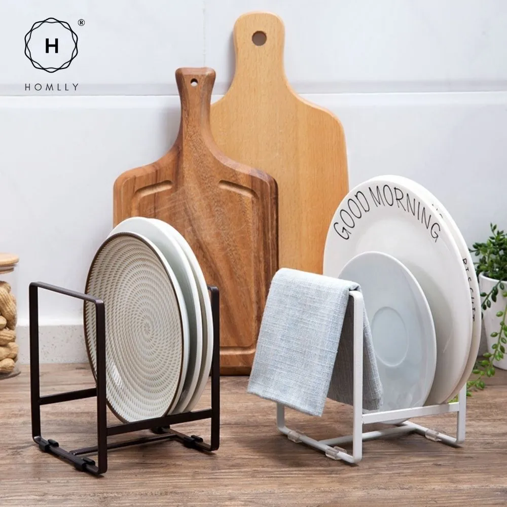 Homlly Kitchen Pot Plate Display Holders Organizer Rack