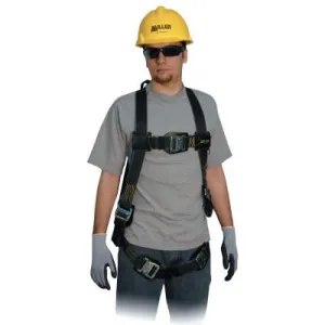 Honeywell Non-Stretch Harness, Back D-Ring, Kevlar, Tongue Legs, Mating Chest, 3X-Large, 850KQC/XXXLBK