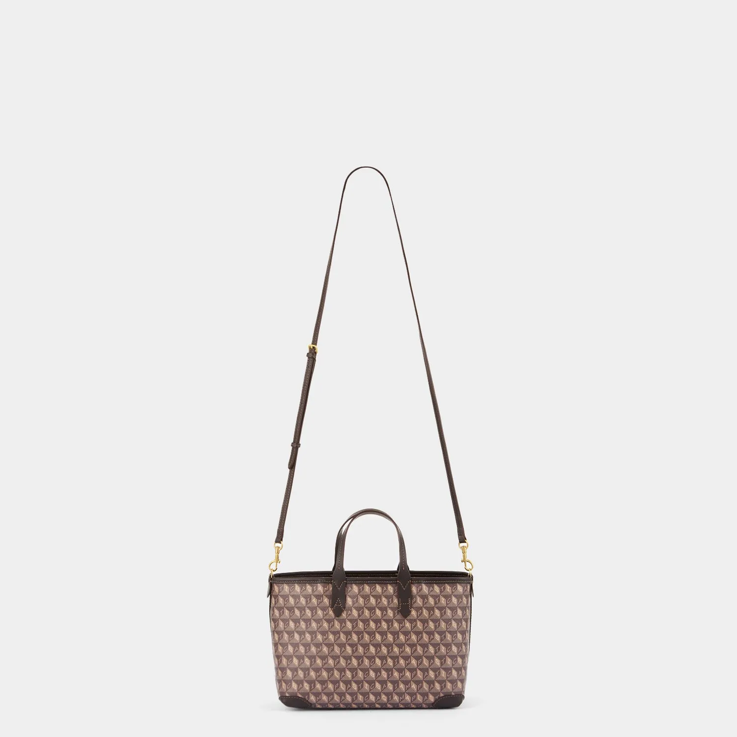 I Am A Plastic Bag XS Zipped Motif Cross-body Tote