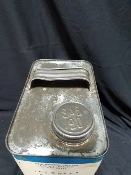 INCO Gear Oil 1.2 Gallon Full Metal Oil Can