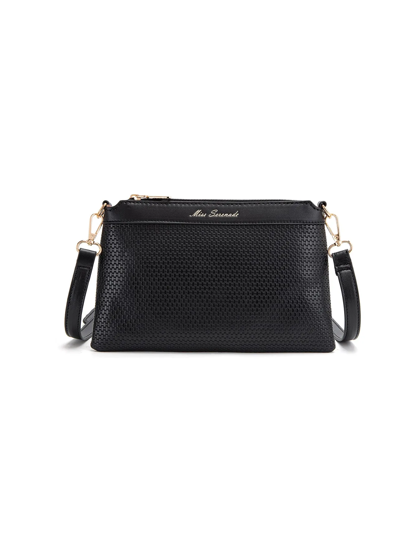 INDIE SMALL VEGAN  XBODY BAG- XB-2341-BLK