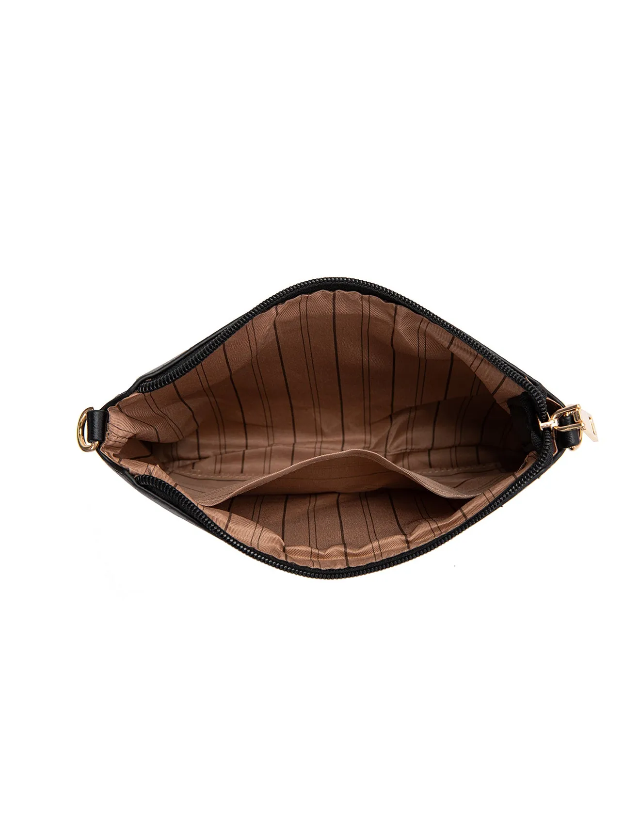 INDIE SMALL VEGAN  XBODY BAG- XB-2341-BLK