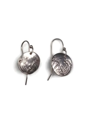 Iris Embrace Silver Earrings