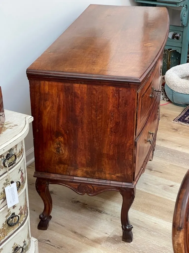 Italian Rococo Inlaid Walnut Commode, 1760-1770