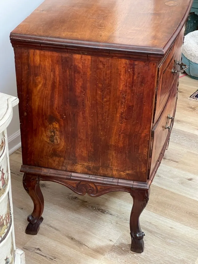 Italian Rococo Inlaid Walnut Commode, 1760-1770