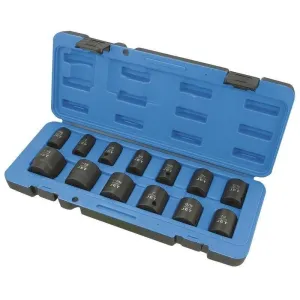 Jet 610321 13 Piece 1/2" DR SAE Impact 6 Point Socket Set