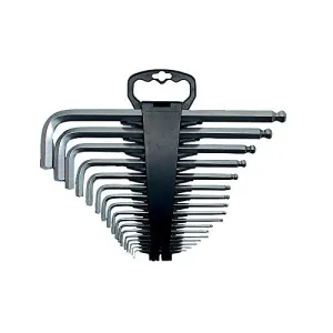 Jet 775176-17-Piece S.A.E. Jumbo Ball Nose Hex Key Set