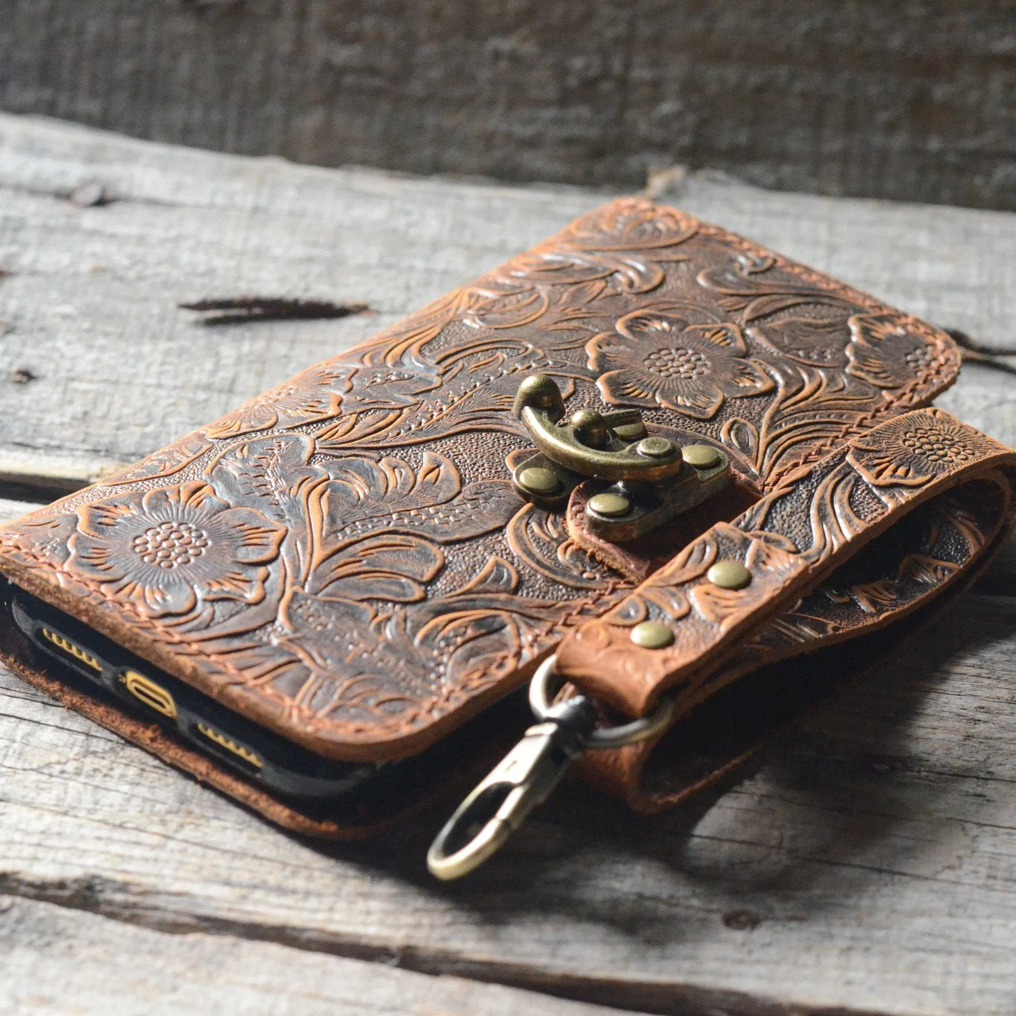 JJNUSA  Genuine Leather Distressed Wallet for Google Pixel 4 XL / 4  Wallet Case