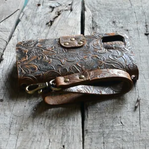 JJNUSA  Genuine Leather Distressed Wallet for Google Pixel 4 XL / 4  Wallet Case