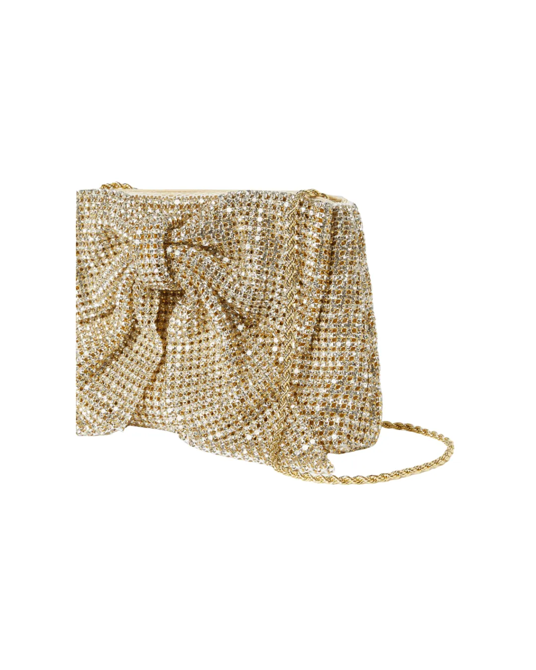 JOLENE DIAMANTE BOW CLUTCH