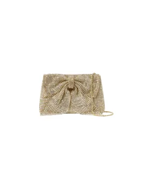 JOLENE DIAMANTE BOW CLUTCH