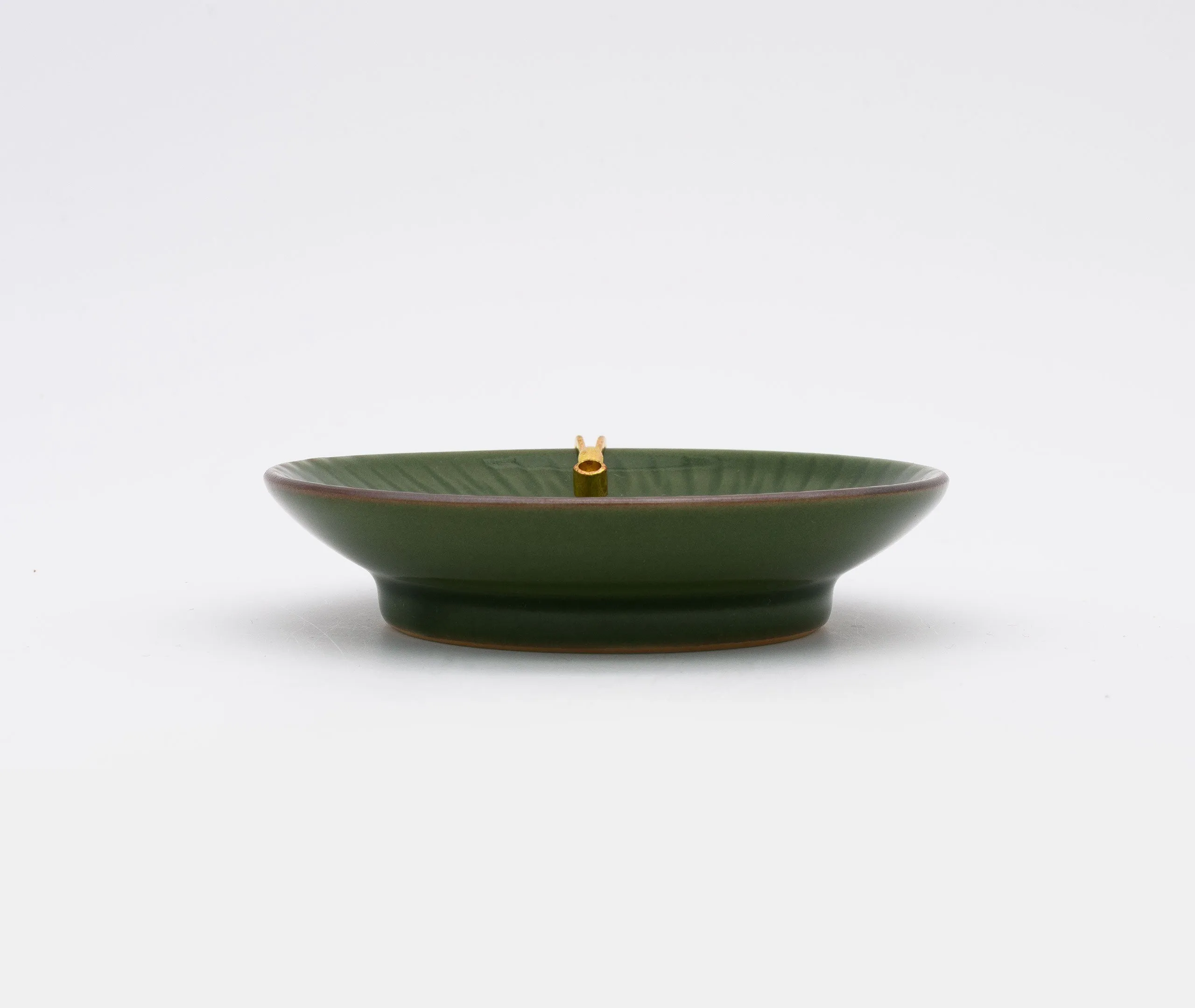 Jomon Dogu Incense Stick Holder Owl - Green