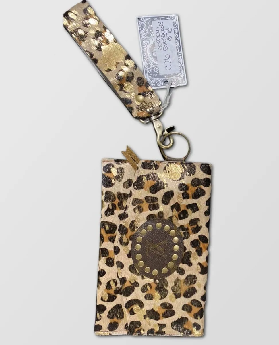 Jordan Wristlet Leopard