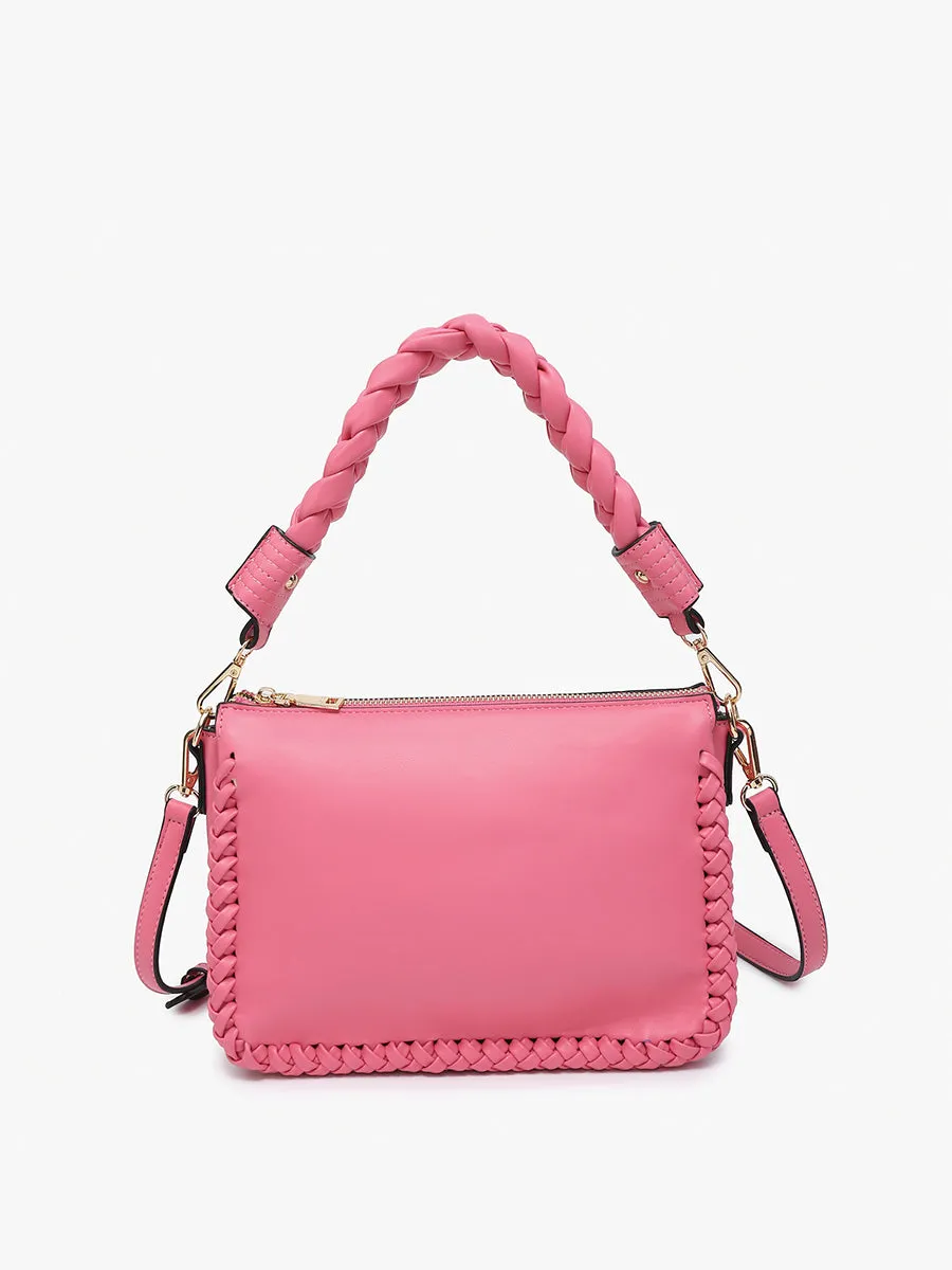 Judith Vegan Whipstitch Shoulder Bag