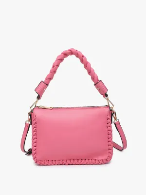 Judith Vegan Whipstitch Shoulder Bag