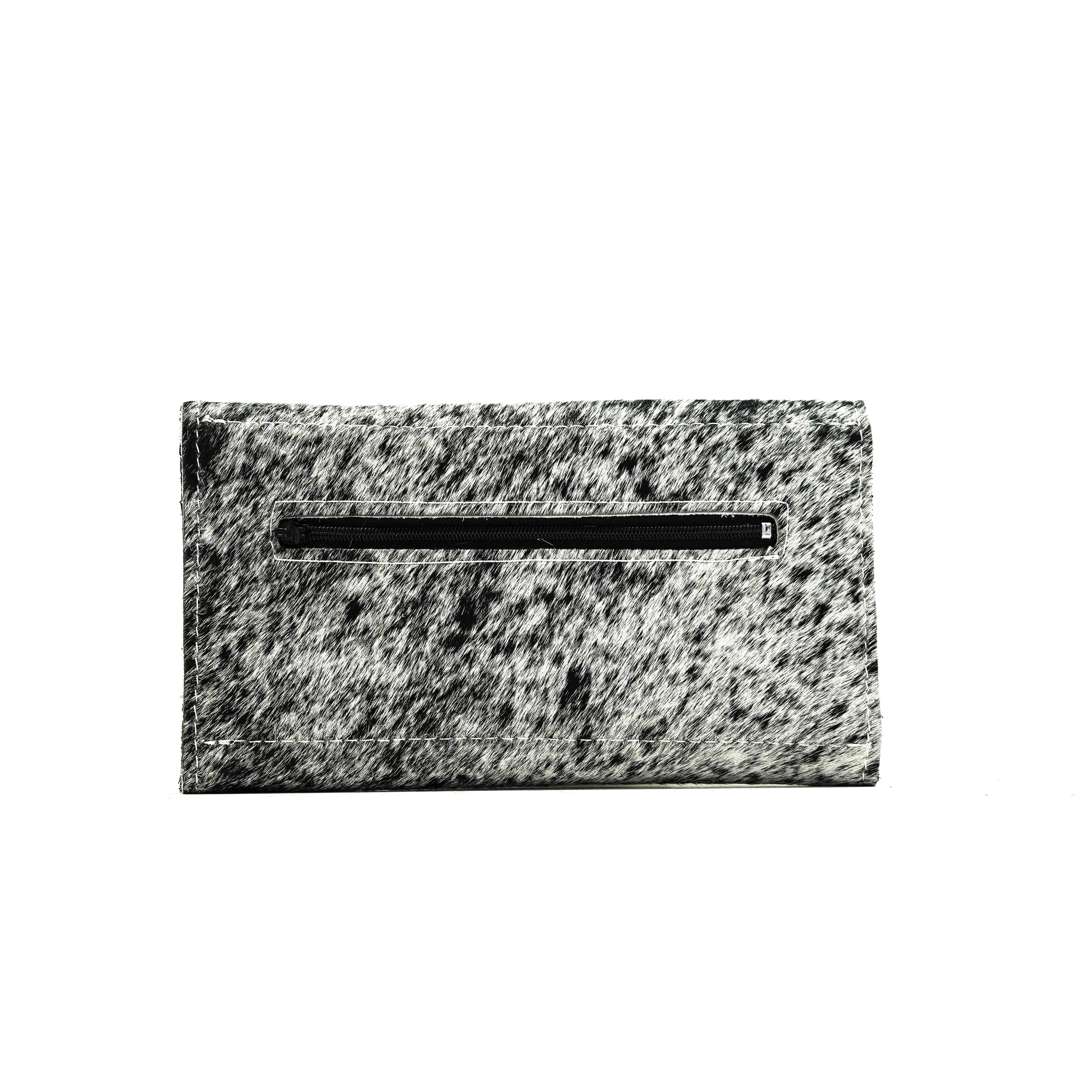 Kacey Wallet - Salt & Pepper w/ Galaxy Tool