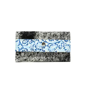 Kacey Wallet - Salt & Pepper w/ Galaxy Tool